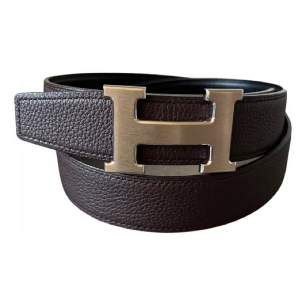 SOLD!! 38mm Hermes reversible leather strap